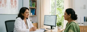 Guide to piles symptoms in Bangladesh showing signs like bleeding, itching, and a lump near the anus